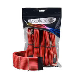 Cablemod ModMesh, Mâle, Femelle, Droit, Droit, Noir, Rouge, 259 mm