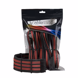 Cablemod CM-PCAB-BKIT-NKKBR-3PK-R, Noir, Rouge, 250 mm, 170 mm, 50 mm, 516 g, Ampoule