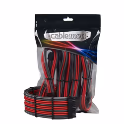 Cablemod CM-PCAB-BKIT-NKCR-3PK-R, Charbon, Rouge, 170 mm, 50 mm, 250 mm, 516 g