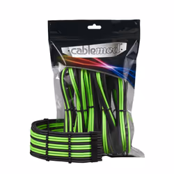 Cablemod CM-PCAB-BKIT-NKKLG-3PK-R, Noir, Vert, 250 mm, 170 mm, 50 mm, 516 g, Ampoule