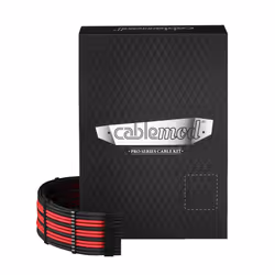 Cablemod CM-PCSI-FKIT-NKKR-R, Noir, Rouge, 260 mm, 180 mm, 65 mm, 1,1 kg, Boîte