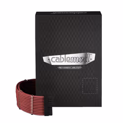 Cablemod CM-PCSR-FKIT-NKBR-R, Rouge, 260 mm, 180 mm, 65 mm, 1,1 kg, Boîte