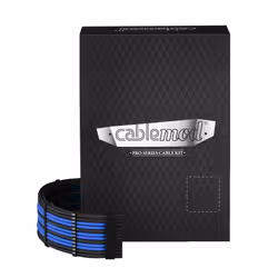 Cablemod CM-PCSR-FKIT-NKKB-R, 0,7 m, 8-pin(4+4) EPS12V, 8-pin(4+4) EPS12V, Droit, Droit, Noir, Bleu
