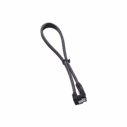 Cablemod CM-CAB-RSAT-N30KC-R, 0,3 m, SATA III, Femelle/Femelle, Charbon, Droit, Droite