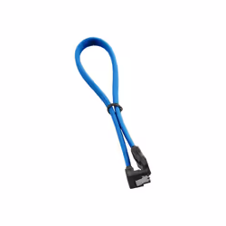 Cablemod CM-CAB-RSAT-N30KLB-R, 0,3 m, SATA III, Femelle/Femelle, Bleu, Droit, Droite