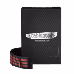 Cablemod CM-PRTS-FKIT-NKKBR-R, Noir, Rouge, 260 mm, 180 mm, 65 mm, 1,1 kg, Boîte