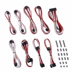 Cablemod CM-CSR-CKIT-NKWR-R, Rouge, Blanc, 260 mm, 180 mm, 65 mm, 900 g, Boîte