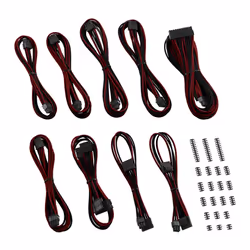 Cablemod CM-RTS-CKIT-NKKBR-R, Noir, Rouge, 260 mm, 180 mm, 65 mm, 900 g, Boîte