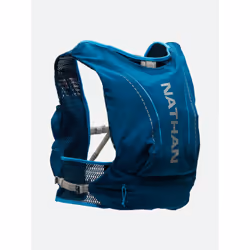 Nathan Sports NS30210-60129-XS-M, Course, Veste d'hydratation, Bleu, Gris, 4 L, 326 g, 198 g