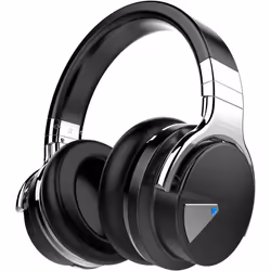 GarageRock E7 Casque Supra-auriculaire Bluetooth à Suppression Active du Bruit sans Fil avec Microphone et Basses ProfondesNo ...