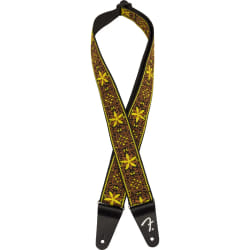 Fender Pasadena Woven Strap - Yellow Wallflower