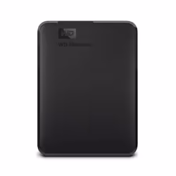 Western Digital Elements WD Portable - 1TB, 1 To, 2.0/3.2 Gen 1 (3.1 Gen 1), Noir