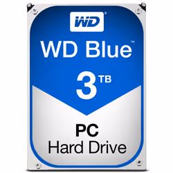 Western Digital Blue, 3.5", 3 To, 5400 tr/min