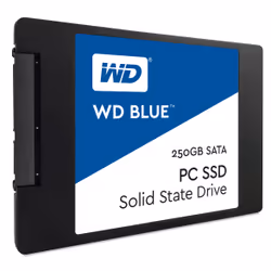 Western Digital Blue PC, 250 Go, 2.5", 540 Mo/s, 6 Gbit/s