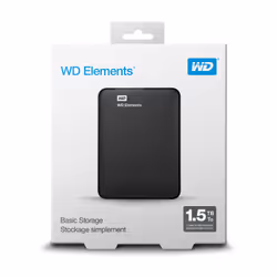 Western Digital WD Elements Portable disque dur externe 1,5 To Noir - Vue supplémentaire 9