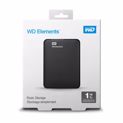 Western Digital WD Elements Portable disque dur externe 1 To Noir - Vue supplémentaire 8