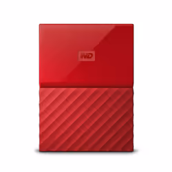 Western Digital My Passport, 2 To, 2.5", 3.2 Gen 1 (3.1 Gen 1), Rouge