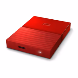 Western Digital My Passport disque dur externe 2 To Rouge