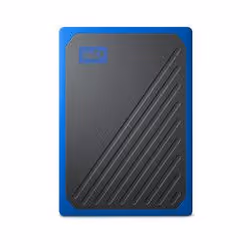 Western Digital My Passport Go, 1 To, USB Type-A, 3.2 Gen 1 (3.1 Gen 1), Noir, Bleu