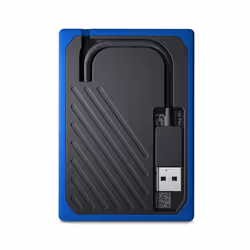 Western Digital My Passport Go 500 Go Noir, Bleu - Vue supplémentaire 5