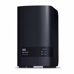 Western Digital My Cloud EX2 Ultra, NAS, Marvell Armada 385, Armada 385, 28 To, Noir