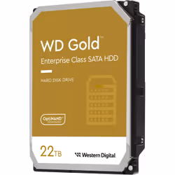 Western Digital Gold, 3.5", 22 To, 7200 tr/min