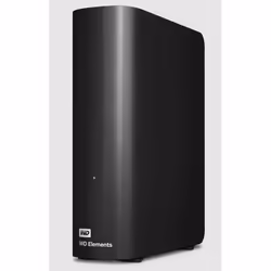 Western Digital Elements Desktop hard drive, 20 To, 2.0/3.2 Gen 1 (3.1 Gen 1), Noir