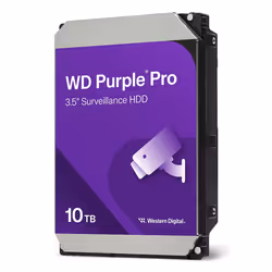 Western Digital Purple Pro WD102PURP, 10 To, 7200 tr/min, 512 Mo, 3.5", Série ATA III