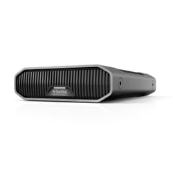 SanDisk G-DRIVE disque dur externe 24 To 7200 tr/min USB Type-C 3.2 Gen 2 (3.1 Gen 2) Acier inoxydable