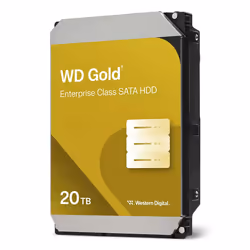Western Digital Gold WD203KRYZ, 20 To, 7200 tr/min, 512 Mo, 3.5", SATA