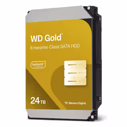 Western Digital Gold WD242KRYZ, 24 To, 7200 tr/min, 512 Mo, 3.5", Série ATA III