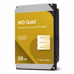 Western Digital Gold WD261KRYZ, 26 To, 7200 tr/min, 512 Mo, 3.5", Série ATA III