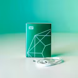 Western Digital My Passport Ultra, 20th Anniversary Edition disque dur externe 2 To 2.5" USB Type-C 3.2 Gen 1 (3.1 Gen 1) Vert