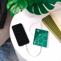 Western Digital My Passport Ultra, 20th Anniversary Edition disque dur externe 2 To 2.5" USB Type-C 3.2 Gen 1 (3.1 Gen 1) Vert