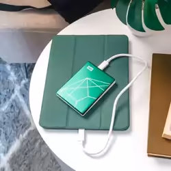 Western Digital My Passport Ultra, 20th Anniversary Edition disque dur externe 2 To 2.5" USB Type-C 3.2 Gen 1 (3.1 Gen 1) Vert - Vue supplémentaire 4