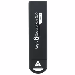 Apricorn Aegis Secure Key 3.0 lecteur USB flash 30 Go USB Type-A 3.2 Gen 1 (3.1 Gen 1) Noir