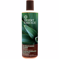 Desert Essence Tea Tree Replenishing Shampoo, 382 ml, Shampoing, Unisexe, Hydratant, Purifiant, Brillant, Lissage, Apaisant, ...