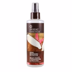 Desert Essence Coconut Hair Defrizzer & Heat Protector, Laque, Femmes, 237 ml, Ingredients (INCI): Water (Aqua), Glycerin ...