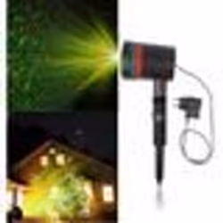 Projecteur Laser Extérieur Rouge et Vert - VINSIC - Etoiles Dynamiques - Etanche IP44