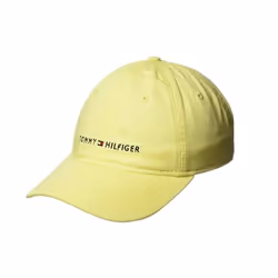 Casquette Tommy Hilfiger jaune adjustable