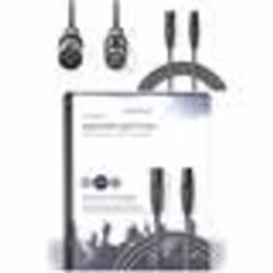 Câble audio XLR - 3b - 15m - Male/Femelle - Résistance 110 ohms - Souple et résistant