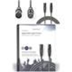 Câble audio XLR - 3b - 15m - Male/Femelle - Résistance 110 ohms - Souple et résistant