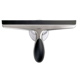 OXO 1060619V5MLNYK Raclette de douche Raclette de douche à une seule lame Noir, Acier inoxydable
