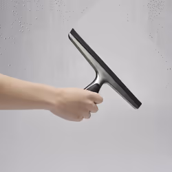 OXO 1060619V5MLNYK Raclette de douche Raclette de douche à une seule lame Noir, Acier inoxydable - Vue supplémentaire 4