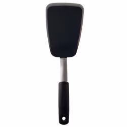 OXO 1071534V5, Spatules et raclettes de cuisine, Noir, Acier inoxydable, Silicone, Acier inoxydable, Silicone, Trou d'accroch ...