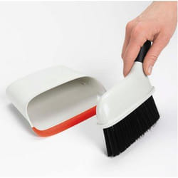 OXO Compact Dustpan & Brush Set Noir, Rouge, Blanc