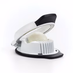 OXO 1271080 Coupe-œufs Noir, Blanc Plastique, Acier inoxydable