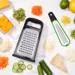 OXO Good Grips Kastenreibe Râpe plane Noir, Vert, Acier inoxydable - Vue supplémentaire 10