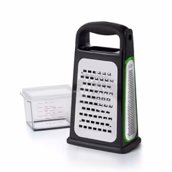 OXO Good Grips Kastenreibe Râpe plane Noir, Vert, Acier inoxydable
