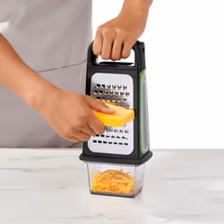 OXO Good Grips Kastenreibe Râpe plane Noir, Vert, Acier inoxydable - Vue supplémentaire 5